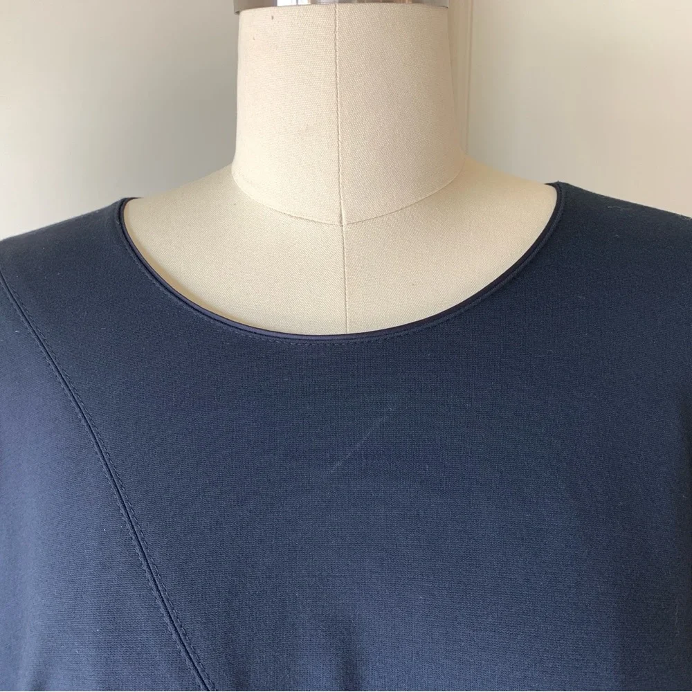 Lafayette 148 New York Midnight Long Sleeve Dress - Picture 5 of 6